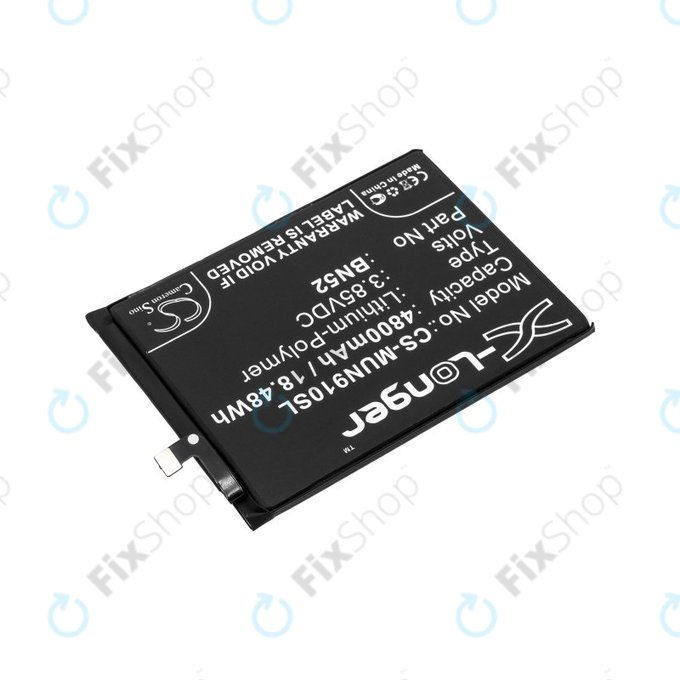 Bateria dla Xiaomi Redmi Note 9 Pro, 4800mAh, Li-Pol, 3.85 V, BN52, HQ