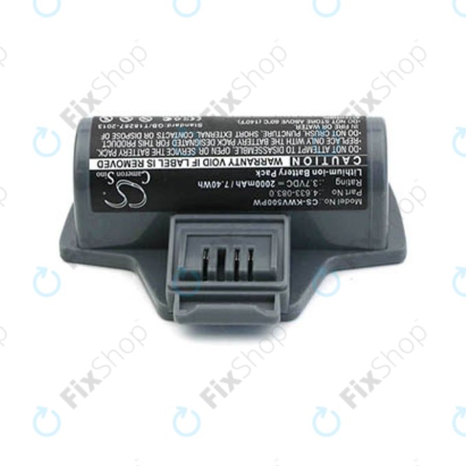 Bateria do Kärcher WV-seria, 4.633-083.0, 2.633-123.0, Li-Ion, 3,7V 2000mAh, HQ