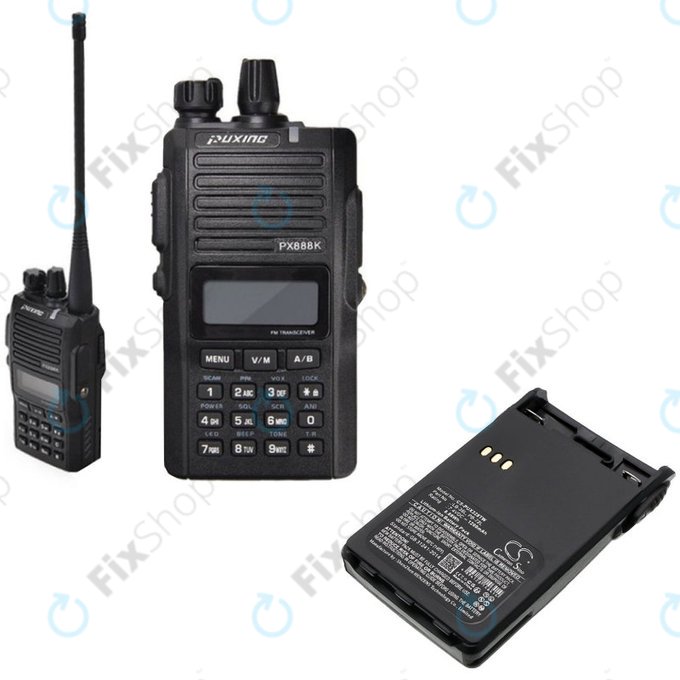 Bateria do ADI AT-46, Baojie BJUV22, Huntec HT-3688, 1200mAh, Li-Ion, 7.4V, LB-38L, HQ