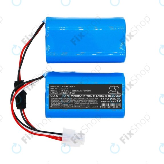 Bateria do Symbo Laserbot 750, 5200mAh, Li-ion, 14.8V, 102248, HQ