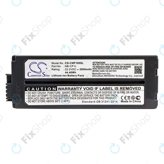 Bateria do Canon Selphy CP, 2000mAh, Li-Ion, 22.2V, NB-CP1L, HQ
