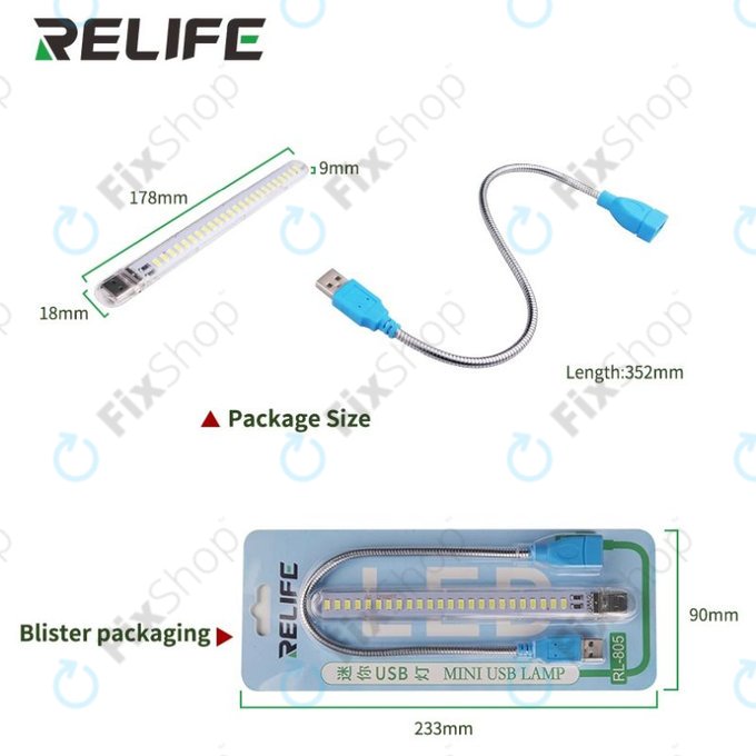 Mini lampka LED USB, Relife RL-805