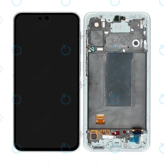 Wyświetlacz do Samsung Galaxy A56 A566E, Ekran dotykowy z ramką, Awesome Lightgray, GH82-36829B, Genuine Service Pack