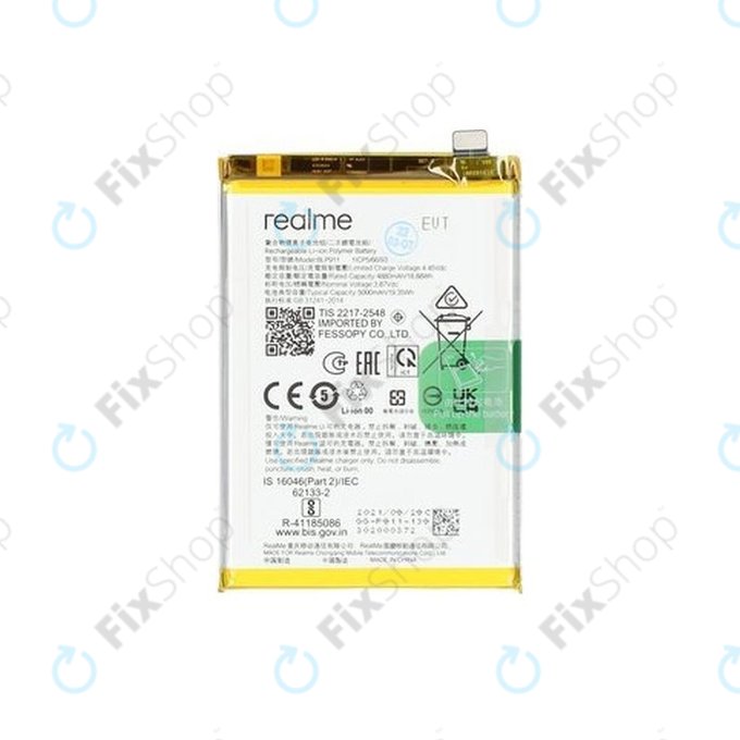Bateria do Realme 9i, 9 Pro, BLP911, 5000mAh, 4200013, Genuine Service Pack
