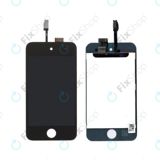 Wyświetlacz LCD dla iPod Touch (4th Gen), Black, Ekran dotykowy z ramką