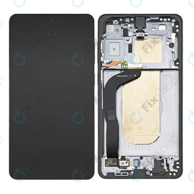 Wyświetlacz OLED dla Samsung S25 Edge, Titanium Jetblack, Ekran dotykowy z ramką