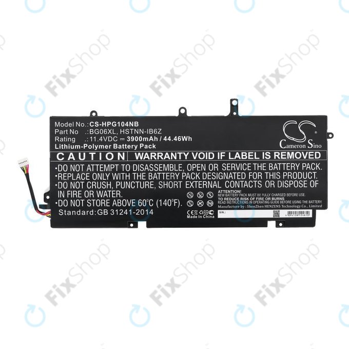Bateria do HP Elitebook 1040 G3, 3900mAh, Li-Pol, 11.4V, BG06XL, HQ