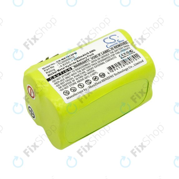 Bateria do Makita 6722D, 6723DW, 2000mAh, Ni-MH, 4.8V, TL00000012, HQ