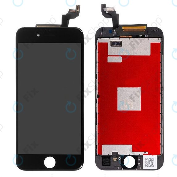 Wyświetlacz do iPhone 6S Plus, Ekran dotykowy z ramką, Czarny, Black, Refurbished
