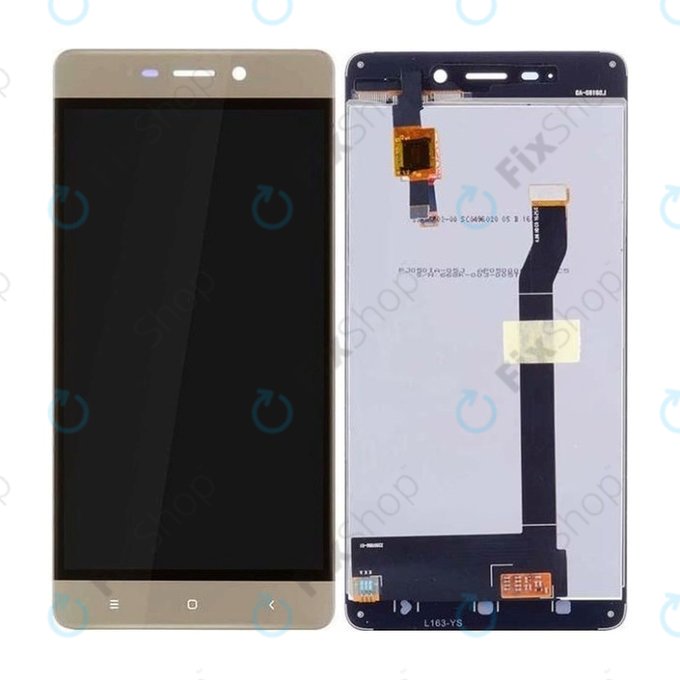 Wyświetlacz do Xiaomi Redmi 4, Ekran dotykowy bez ramki, Złoty, Gold, TFT