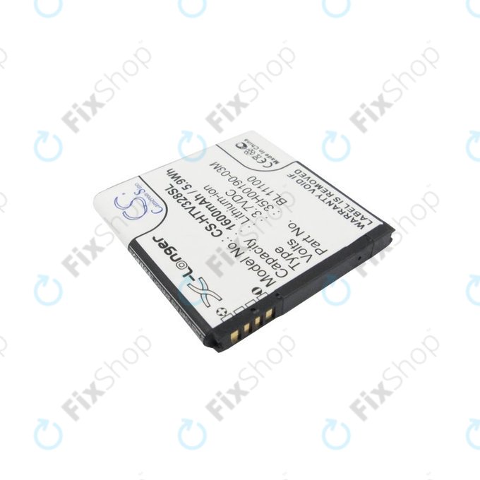 Bateria do HTC Desire X, Desire V, 1600mAh, Li-Ion, 3.7V, 35H00190-03M, HQ