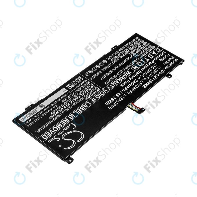 Bateria do Lenovo ThinkBook 13s, 14s, 2850mAh, Li-Pol, 15.36V, L18C4PF0, HQ