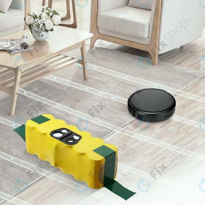 Bateria do iRobot Roomba 500, 600, 700, 800, 900-seria, Scooba 450, Vileda 137173, 11702, GD-Roomba-500, VAC-500NMH-33, Ni-MH, 14,4V 3500mAh