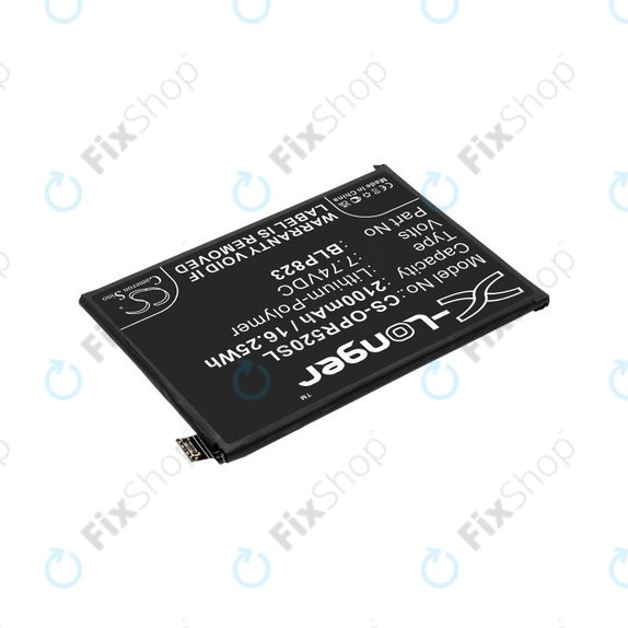 Bateria dla Oppo Reno 5 Pro, 2100mAh, Li-Pol, 7.74 V, BLP823, HQ