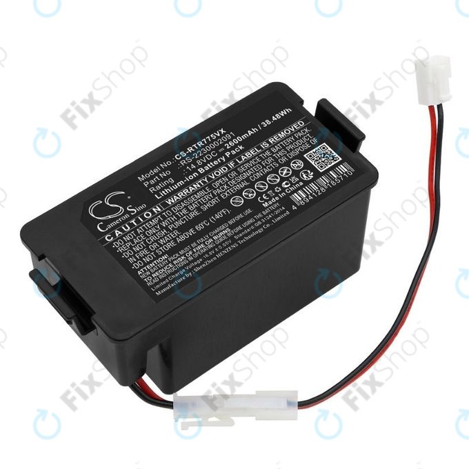 Bateria do Rowenta RR7774, RR7755, RS-2230002091, Li-Ion, 14,8V 2600mAh, HQ