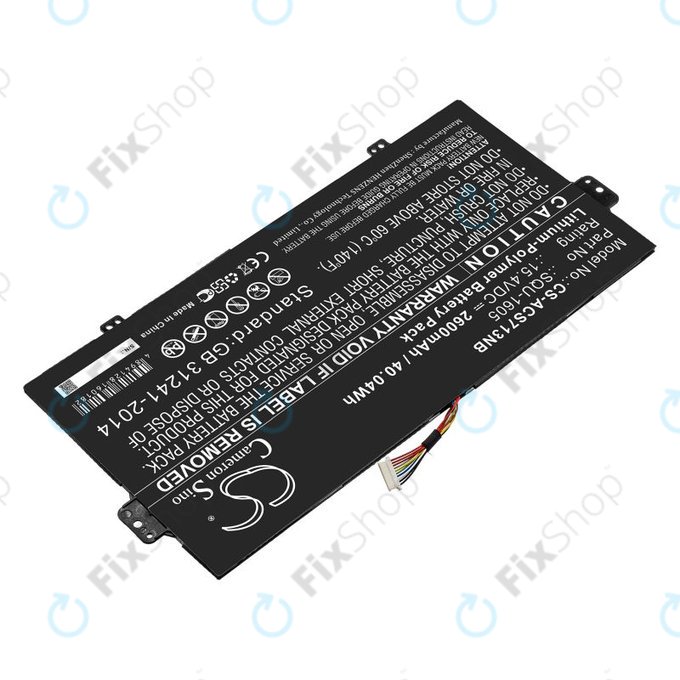 Bateria do Acer SF713-51, 2600mAh, Li-Pol, 15.4V, SQU-1605, HQ