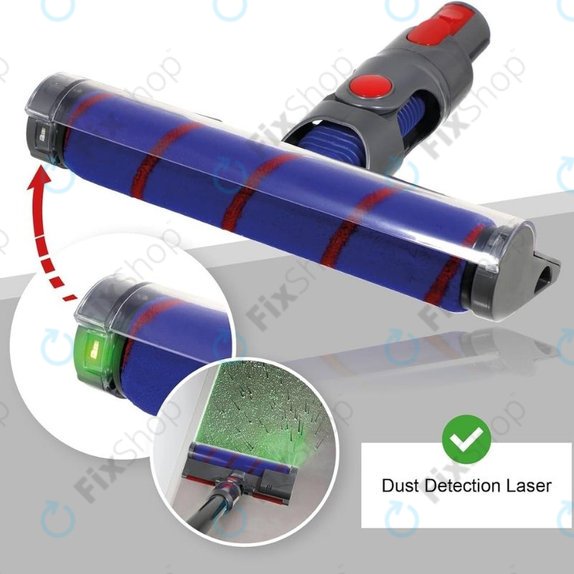 Glowica podlogowa z LED Green Light do Dyson V-series, Outsize