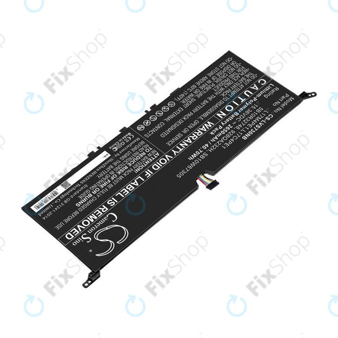 Bateria do Lenovo IdeaPad 730-13, 2650mAh, Li-Pol, 15.36V, 5B10R32748, HQ
