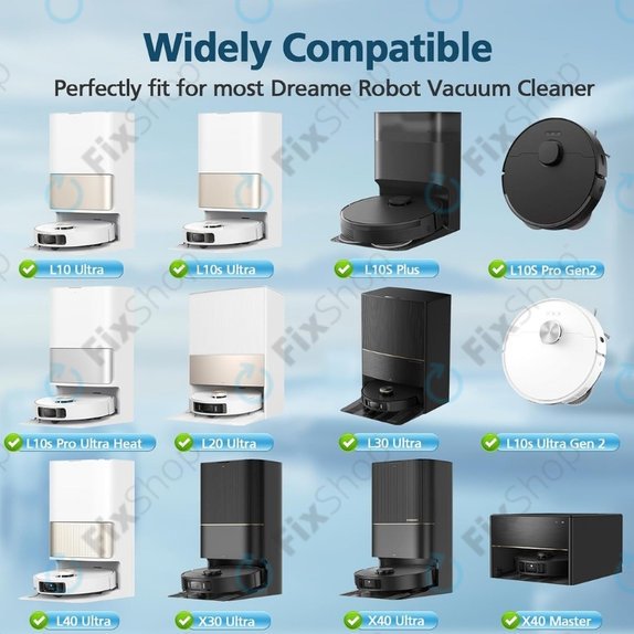 Ściereczka mopująca, 2 szt. do Xiaomi Dreame X40 Ultra, L40 Ultra, L10s Ultra, Pro Gen2, Mova E30 Ultra