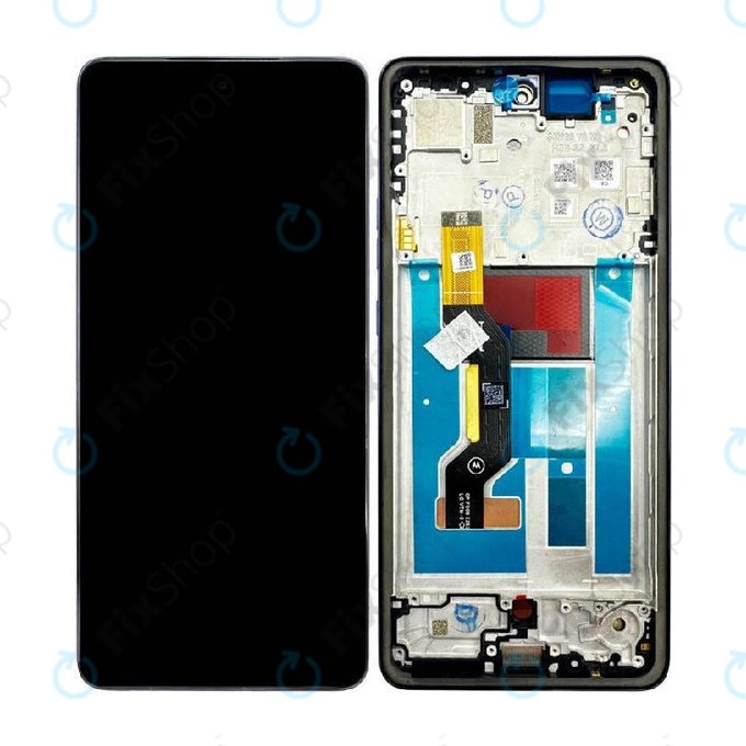 Wyświetlacz dla Motorola Moto G86 5G, Ekran dotykowy z ramką, Spellbound, 5D68C30474, Genuine Service Pack