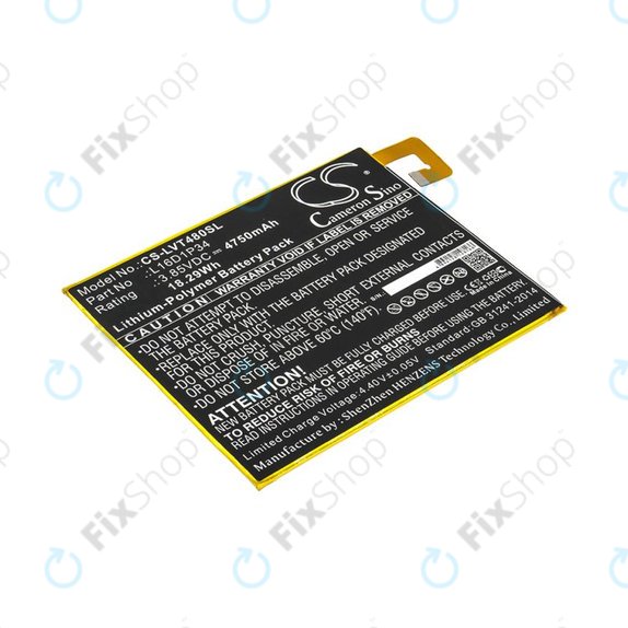 Bateria do Lenovo Tab4 8, 4750mAh, Li-Pol, 3.85V, L16D1P34, HQ