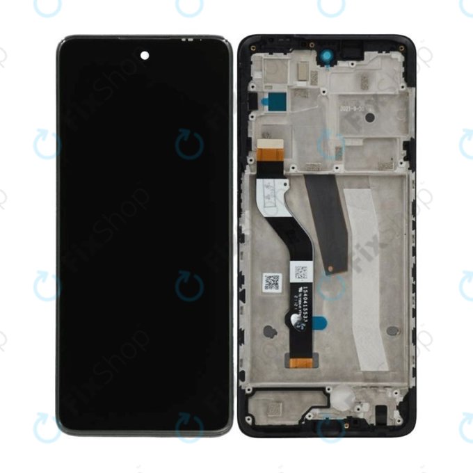 Wyświetlacz do Motorola Moto G51 XT220, Ekran dotykowy z ramką, TFT