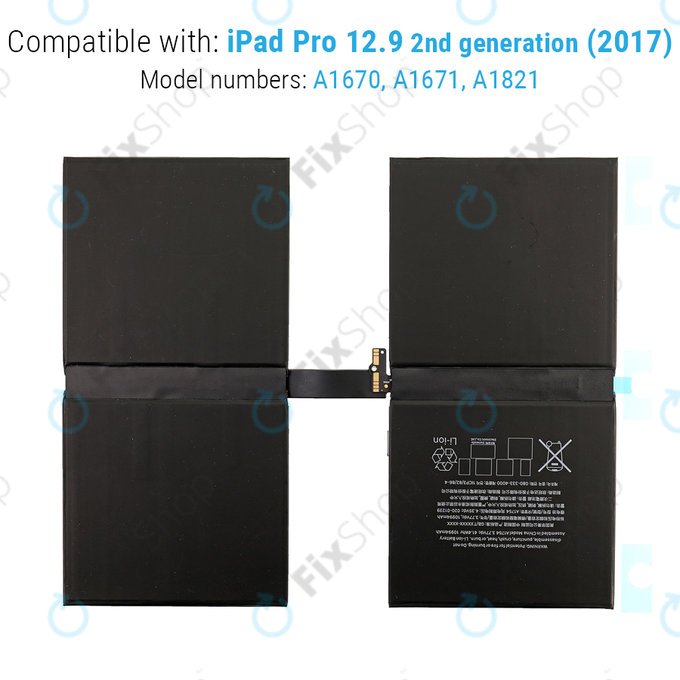 Bateria dla iPad Pro 12.9" (2nd Gen 2017), 10891mAh