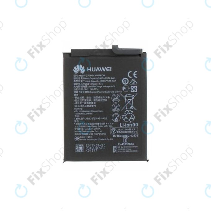 Bateria do Huawei Mate 10 Pro BLA-L29, P20 Pro, Mate 10, View 20, Mate 20, Honor 20 Pro, HB436486ECW, 4000mAh, 24022342, 24022827, Genuine Service Pack