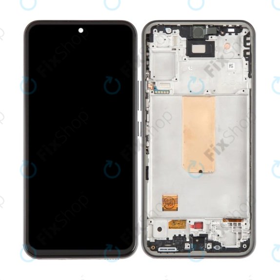 Wyświetlacz OLED do Samsung A54 5G A546B, Ekran dotykowy z ramką, Czarny, Black