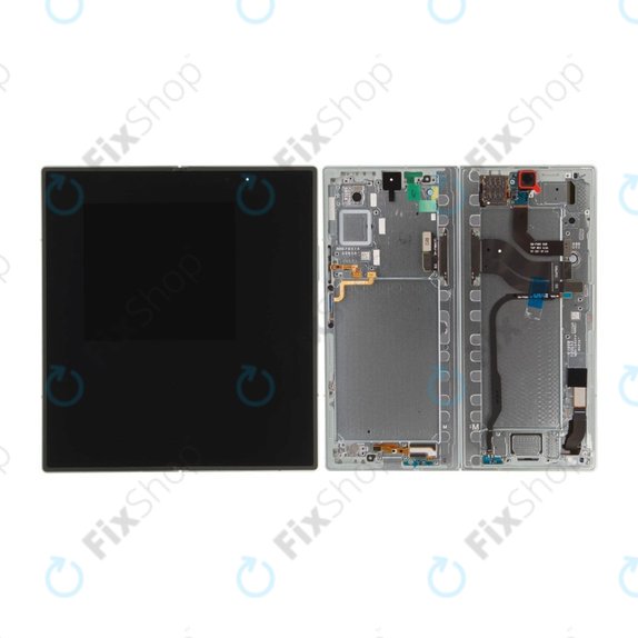 Wyświetlacz OLED dla Samsung Z Fold 7 F966B, Mint, Ekran dotykowy z ramką