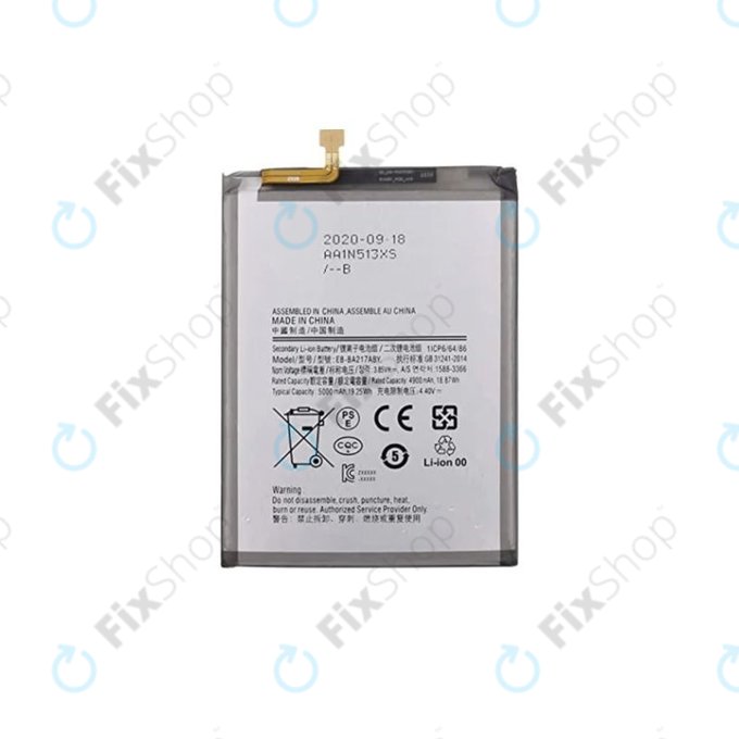 Bateria do Samsung A04s, A12, A13, A13 5G, A21s, M12, EB-BA217ABY, 5000mAh