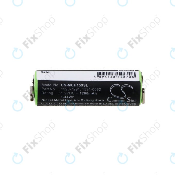 Bateria do Moser Chromini 1591, Ermila Bella 1590, 1200mAh, Ni-MH, 1.2V, 1590-7291, HQ