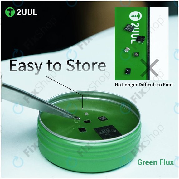 Topnik do lutowania (Flux), zielony, 2UUL SC18