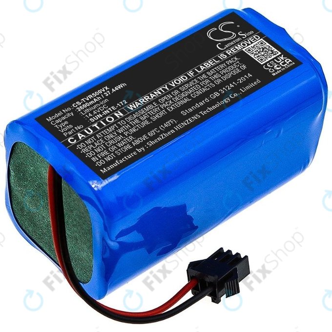 Bateria do Lefant M210, M210P, M213, M1, SUN-INTE-172, Li-Ion, 14,4V 2600mAh, HQ
