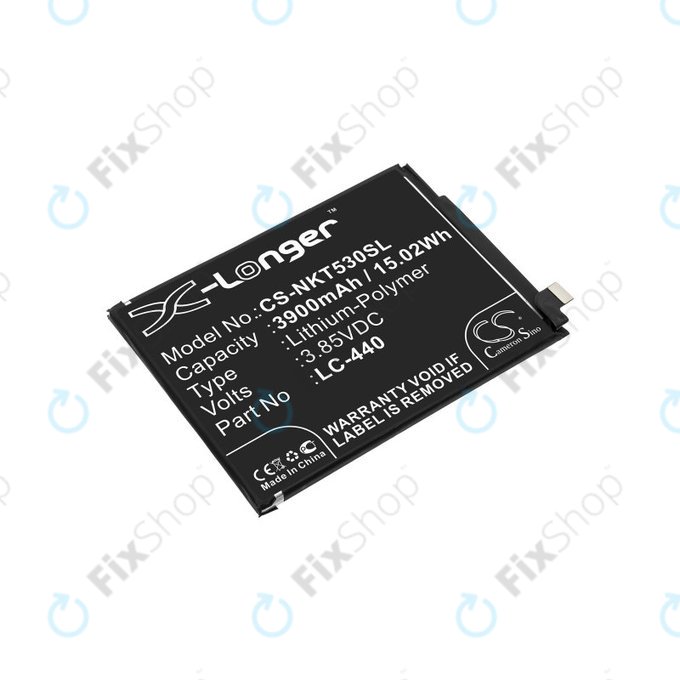 Bateria dla Nokia 5.3, 3900mAh, Li-Pol, 3.85 V, LC-440, HQ