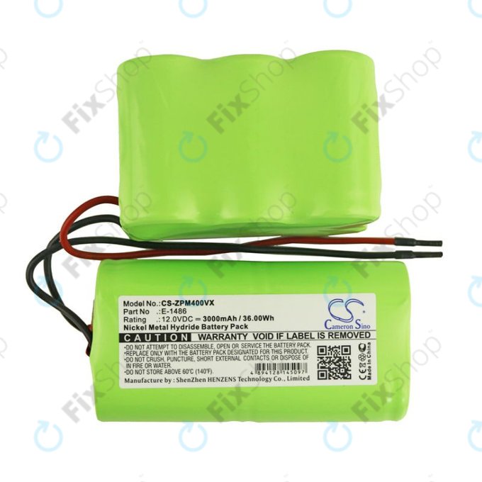 Bateria do Zepter PWC 400 Turbohandy, 3000mAh, Ni-MH, 12V, E-1486, HQ