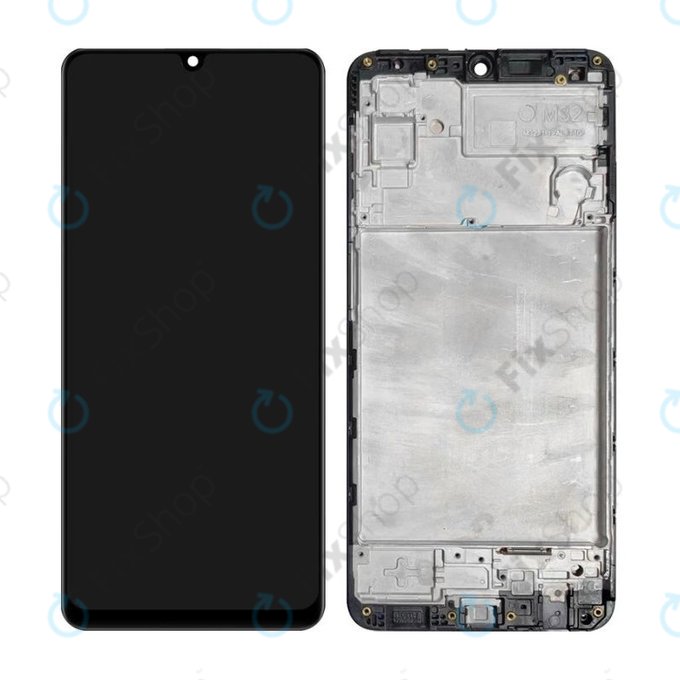 Wyświetlacz OLED do Samsung M32 M325F, Ekran dotykowy z ramką