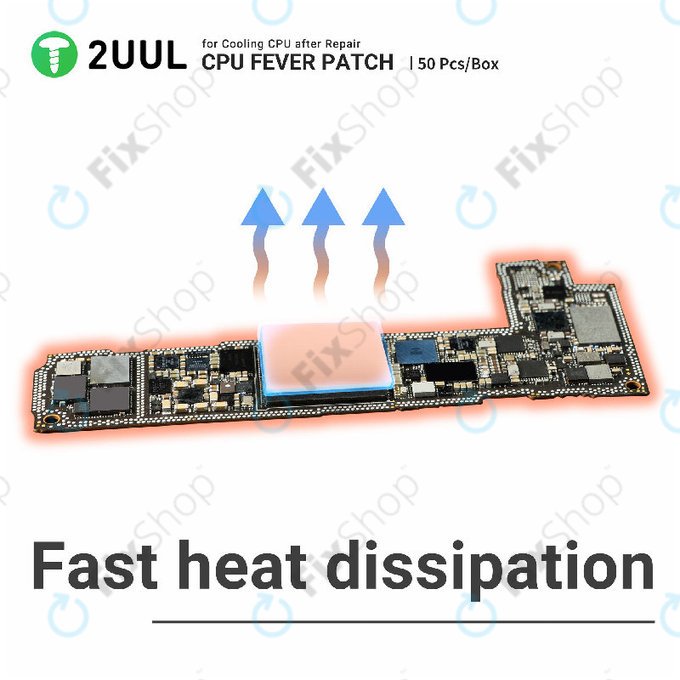 Termopad do CPU, chłodzenie, 2UUL SC09, 17x15x1.5mm
