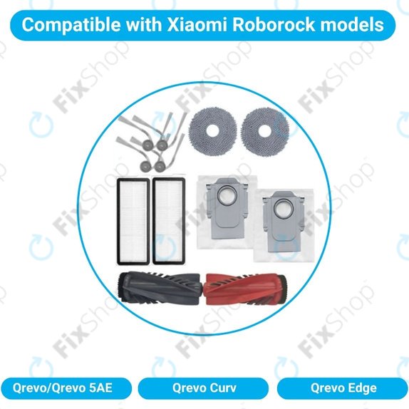 Kompletny zestaw do Xiaomi Roborock Qrevo, Qrevo Curv, Qrevo Edge, Qrevo 5AE