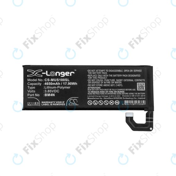 Bateria dla Xiaomi Mi 10 M2001J2G, 4650mAh, Li-Pol, 3.85 V, BM4N, HQ