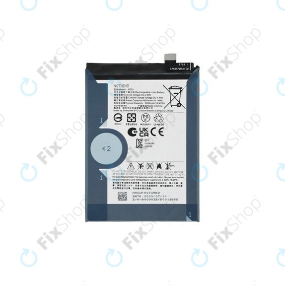Bateria do Nothing CMF Phone 1, Phone (2a) Plus, 5000mAh