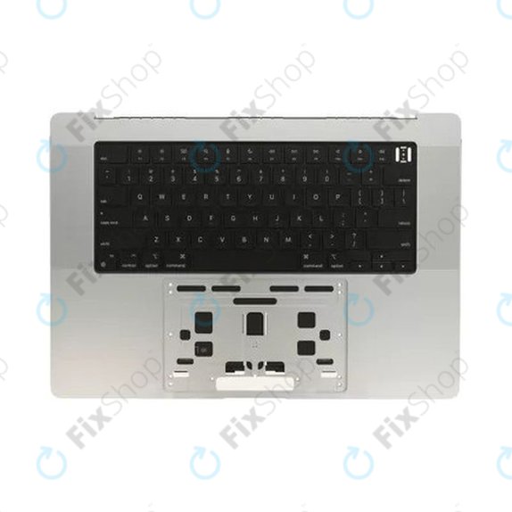 Górna rama klawiatury do MacBook Pro 16" A2780 (2023), z klawiaturą US i baterią, Silver, 661-32190, Genuine Apple