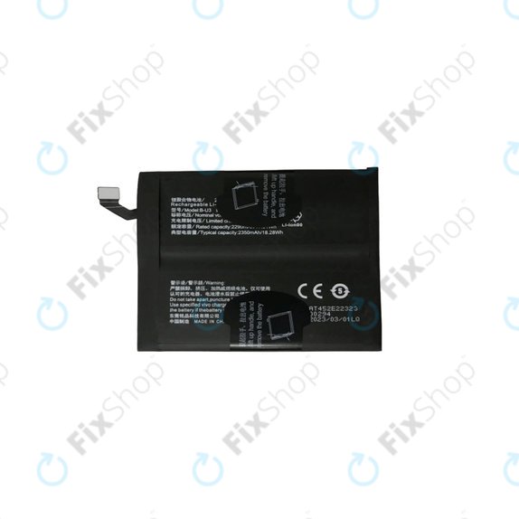 Bateria do Vivo X80 Pro 5G V2185A, V2145, B-U3, 4700mAh
