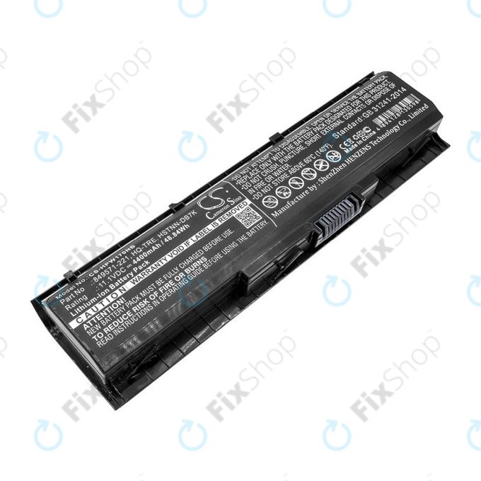 Bateria do HP 17, Omen 17, Pavilion 17, 4400mAh, Li-Ion, 11.1V, 849571-221, HQ