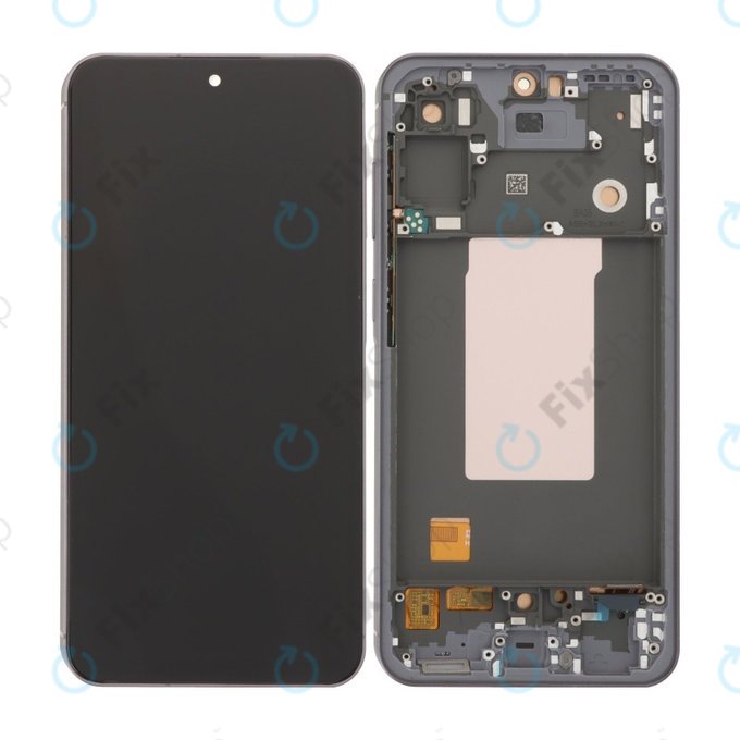 Wyświetlacz do Samsung Galaxy A56 A566E, Ekran dotykowy z ramką, Awesome Graphite, TFT