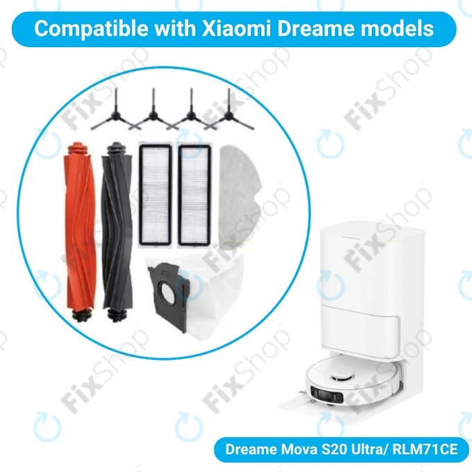 Kompletny zestaw do Xiaomi Dreame Mova S20 Ultra, RLM71CE