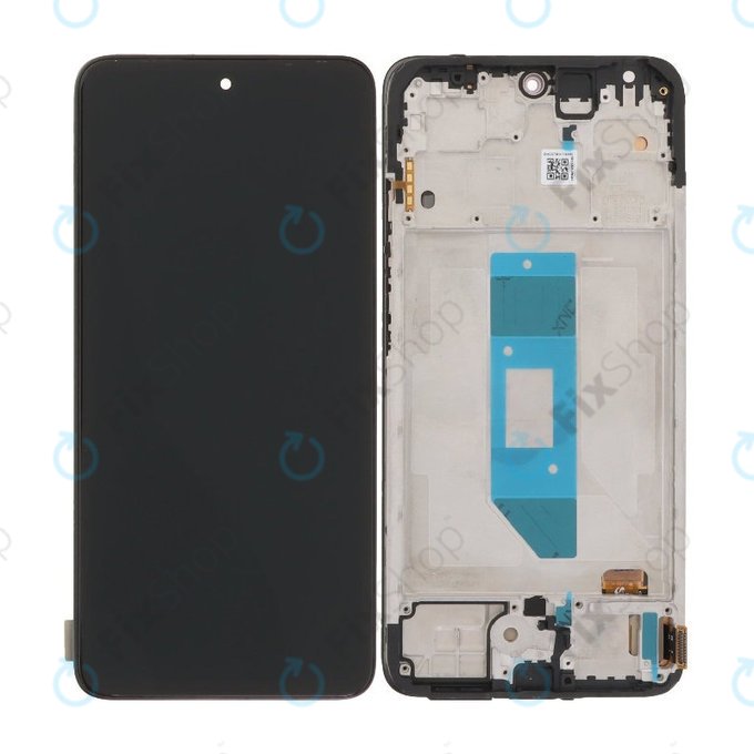 Wyświetlacz OLED dla Xiaomi Redmi Note 14 4G, Black, Ekran dotykowy z ramką