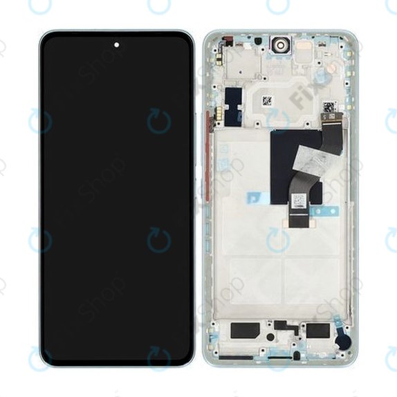 Wyświetlacz do Xiaomi 12 Lite 2203129G, Ekran dotykowy z ramką, 56000500L900, Lite Green, Genuine Service Pack