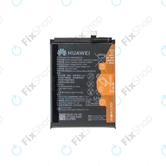 Bateria do Huawei Honor 10 Lite (HRY-LX1), P Smart (2019), Y9 (2019), HB396286ECW, 3400mAh, 24022919, 24022770, Genuine Service Pack