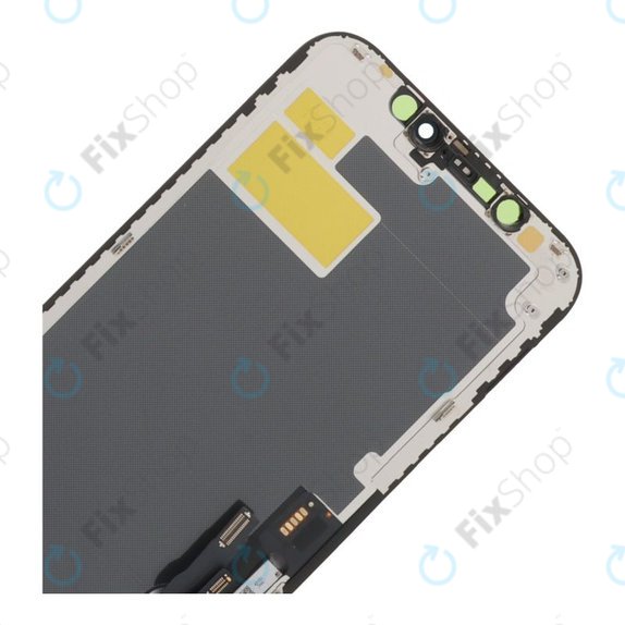 Wyświetlacz Soft OLED dla iPhone 12, 12 Pro, Ekran dotykowy z ramką, DIAGNOSTIC